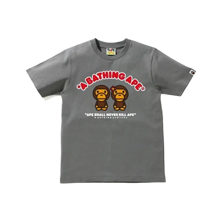 A BATHING APE X The Simpsons Baby Milo A NdBart Skateboard Tee Black-1