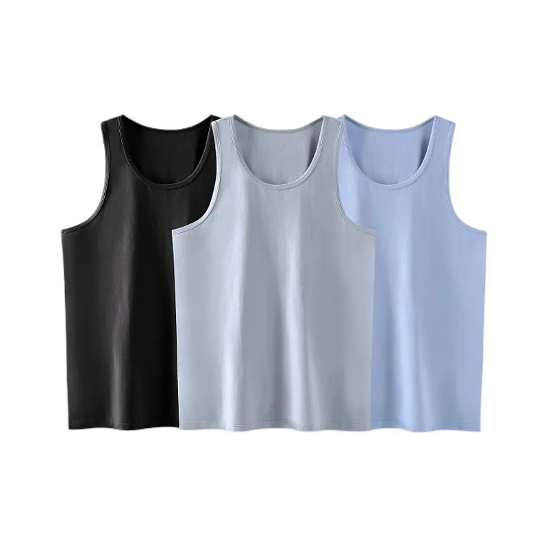 H YXIANG Tank Top Men's Combo Set-4