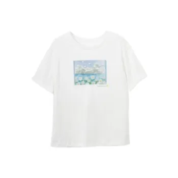 XIANGYING T Shirts Women's White