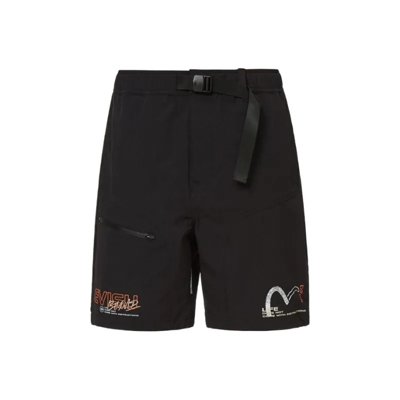 EVISU Sports Shorts Men Black-0