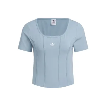 Adidas Originals Spice Girls Series Set in Sleeve T Shirt Women's Texture Blue