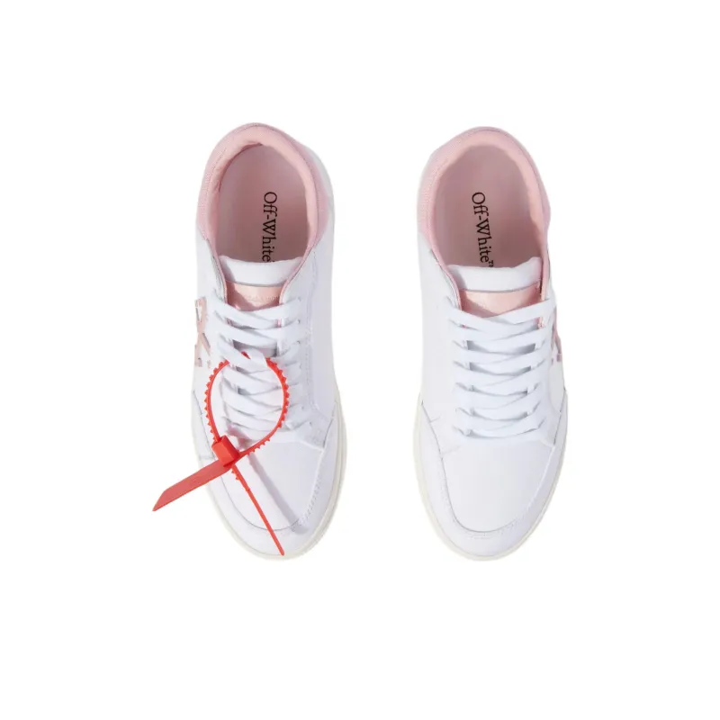 OFF WHITE Vulcanized Low Top Canvas Shoes Women's White-3