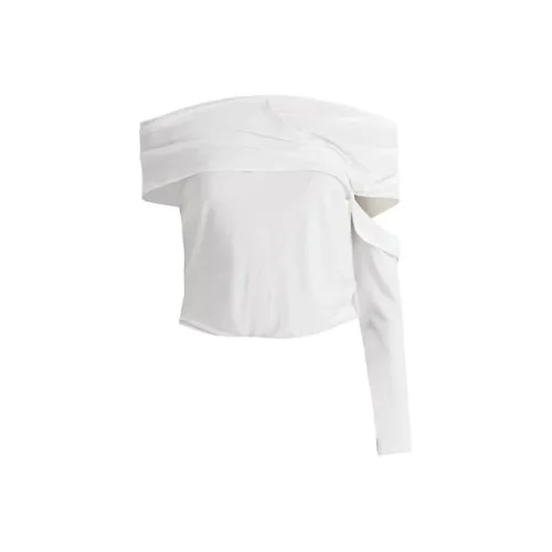 RUE DE RUI 여성 크롭 탑