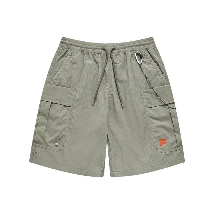 FILA FUSION Casual Shorts Men's Feather Gray green-0
