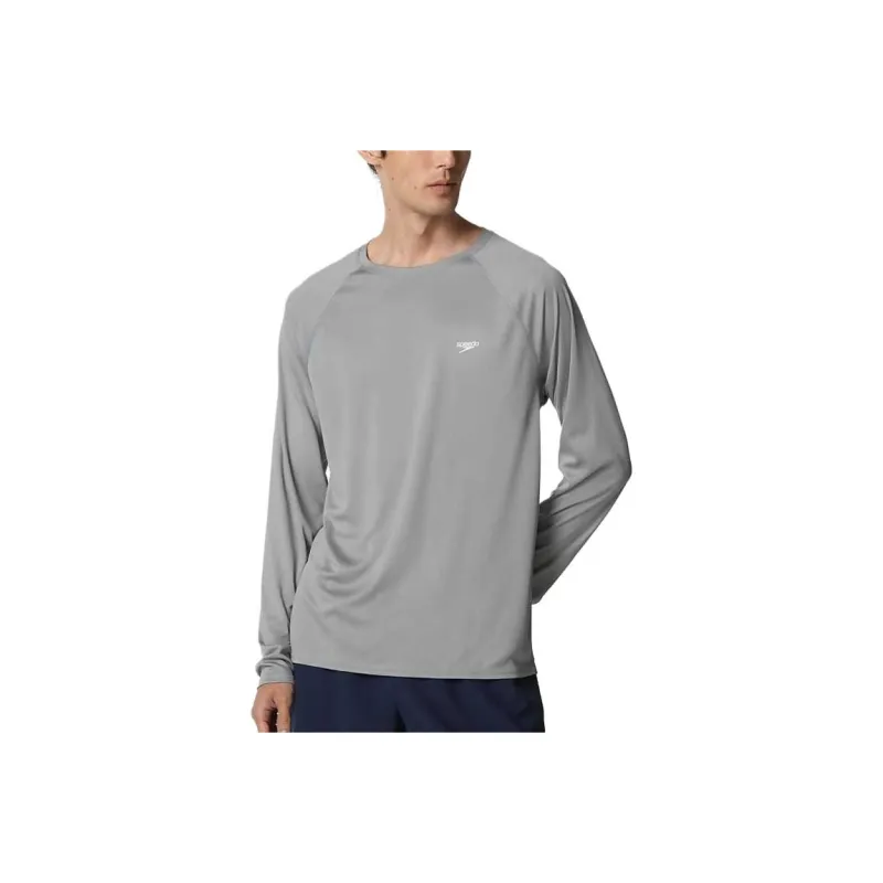 Speedo New Easy Long Sleeve Granite Rashguard Sweatshirt Men's-8