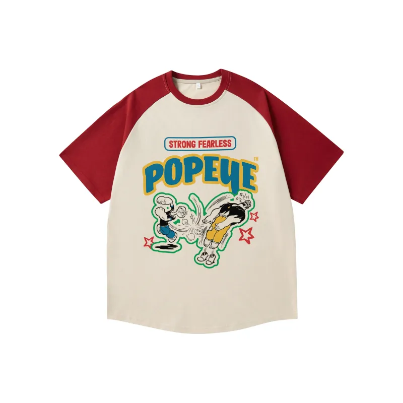 POPEYE Raglan Sleeve T Shirt Women's-4