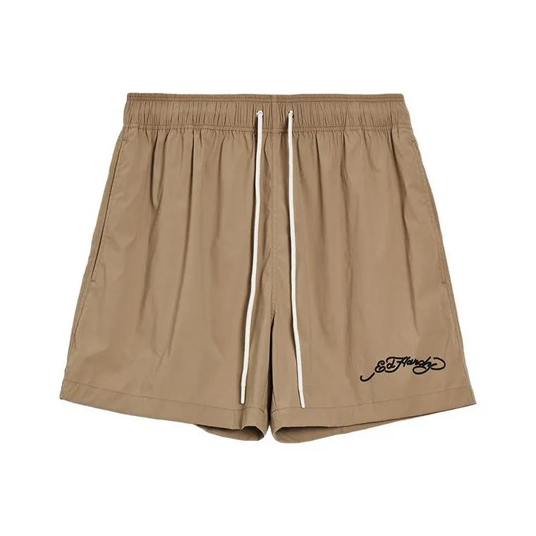 Ed Hardy SS24 Casual Shorts Men's Camel-0