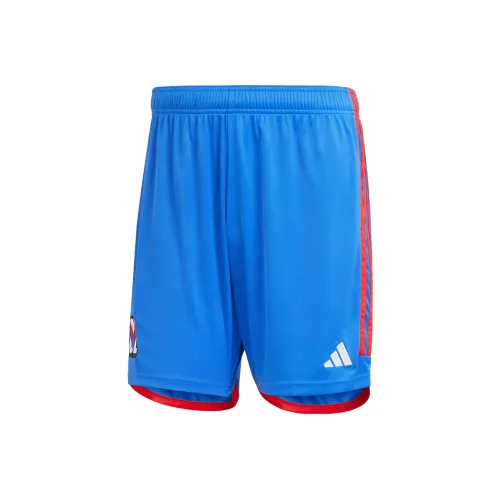 Adidas Olympique Lyonnais Soccer Bottoms Men Blue