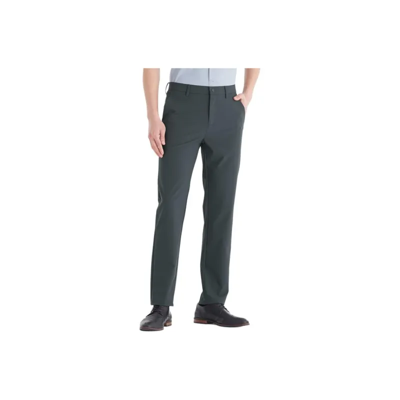 SHANSHAN Casual Pants Men's Gray Blue-0