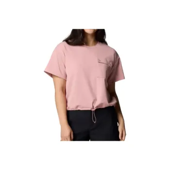 Columbia Granite Drop Shoulder Sleeve T-Shirt Women's Rubber Eraser Pink