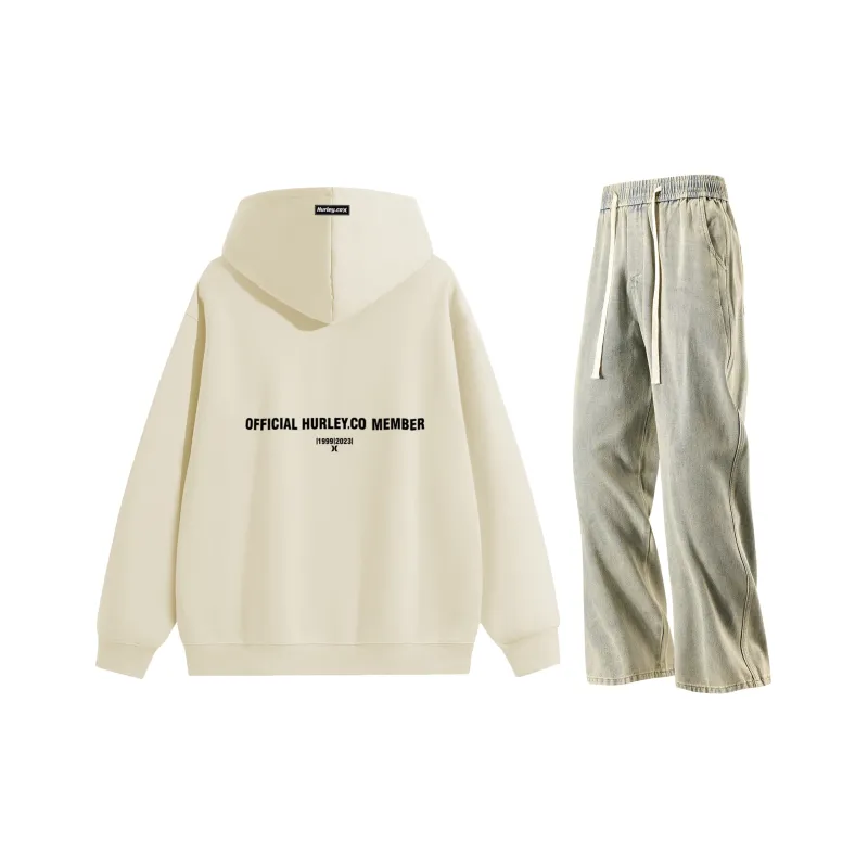 Hurley Sweatshirt Sets Unisex-46