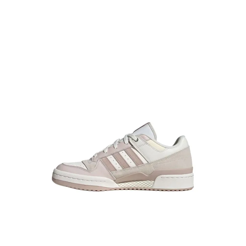 Adidas Originals FORUM Anti Slip Wear Resistant Low Top Skateboard Shoes Unisex Pink-1