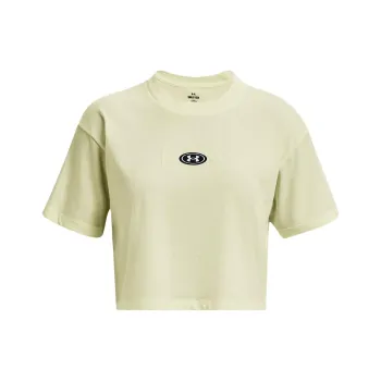 Under Armour Crop Tops Women's Lemon Ice Yellow