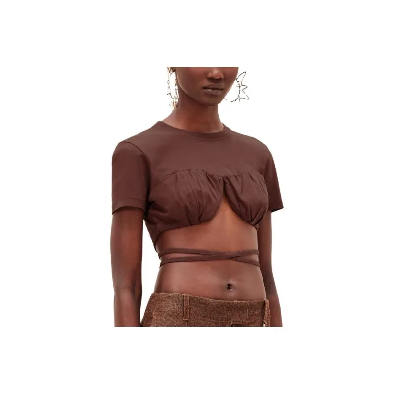 Jacquemus Le T Shirt Baci 'Black'-4