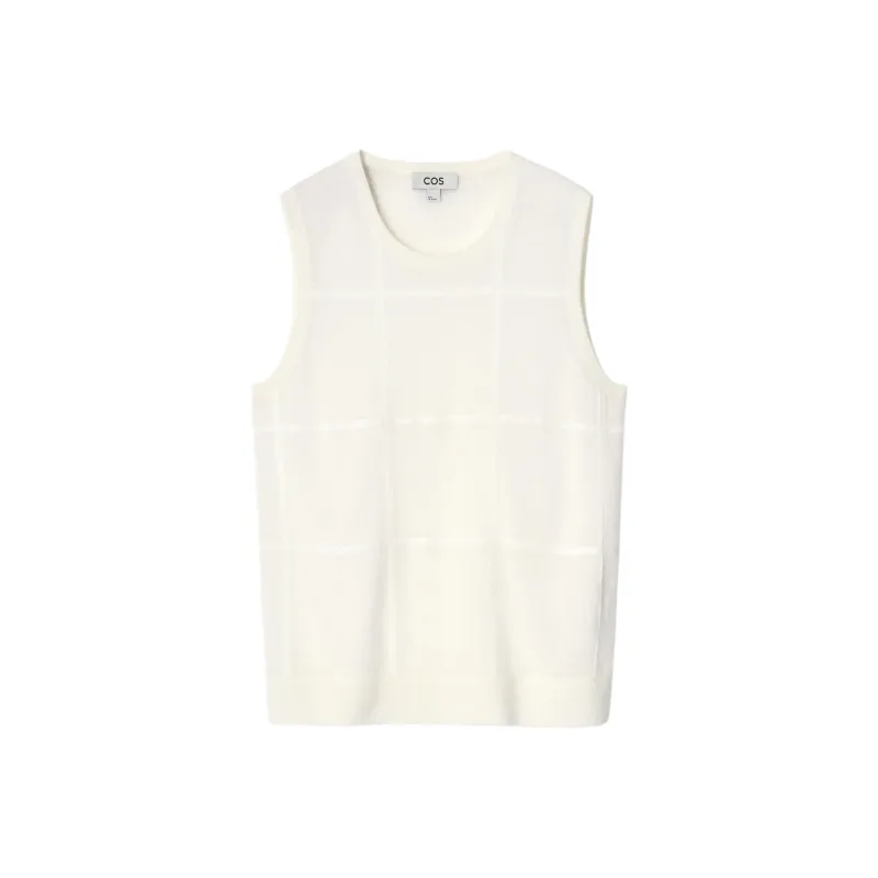 COS Tank Tops Women's Ivory-0