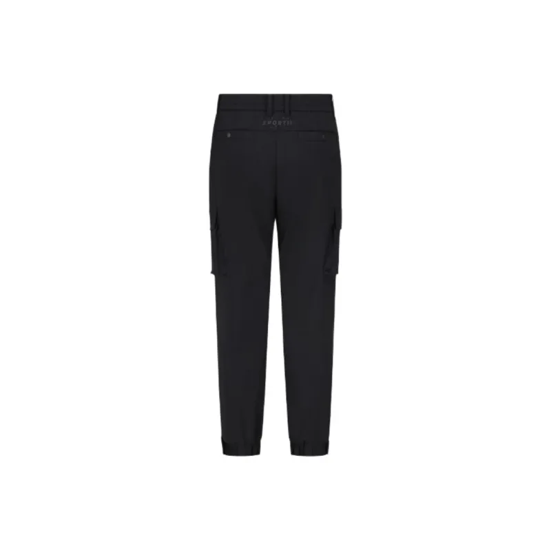 Le Coq Sportif Casual Pants Men's Black-1