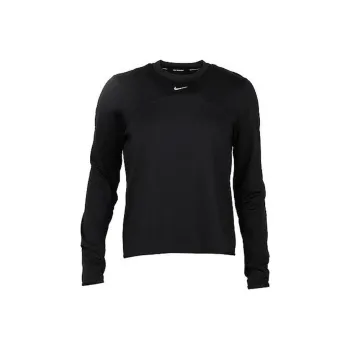 Nike Dri FIT Swift UV Women's Crew Neck Running Top Black