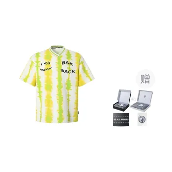 BE ALL KABUTO T-Shirt Unisex White Base Yellow Green