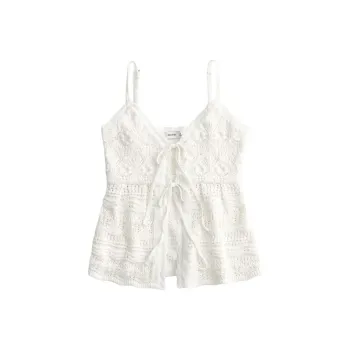 Hollister Tank Tops Women's White