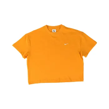 Nike Women's NikeLab Fleece Tee Kumquat/White