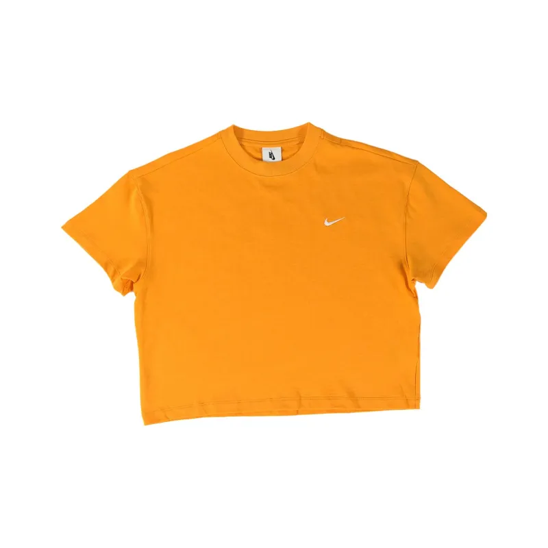 Nike Women's NikeLab Fleece Tee Kumquat/White-0