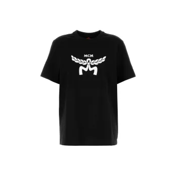 MCM Logo Printed Crewneck T Shirt