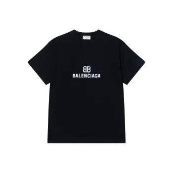 Balenciaga Women'ss Bb Pixel Medium Fit T shirt Black