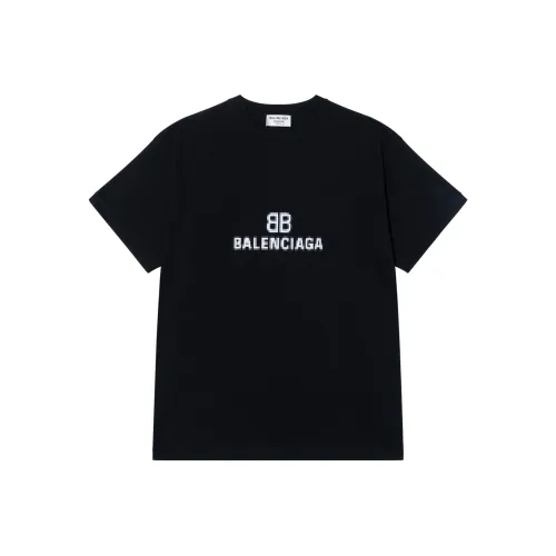 Balenciaga Women'ss Bb Pixel Medium Fit T shirt Black