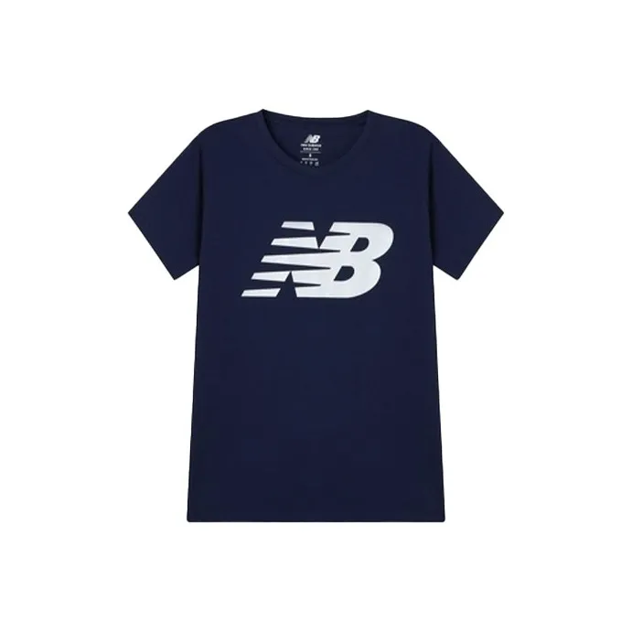 New Balance Classic Flying NB T Shirt Women's Blue-0