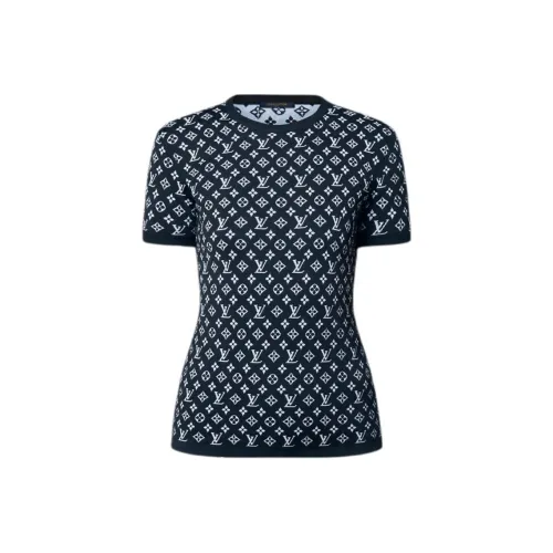 LOUIS VUITTON Monogram Jacquard Knit Top