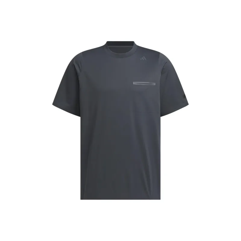 Adidas WZ PREMIUM T Shirt Men's Dark Heather Gray-0