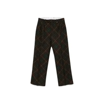Burberry Checked Three Pleat Trouser