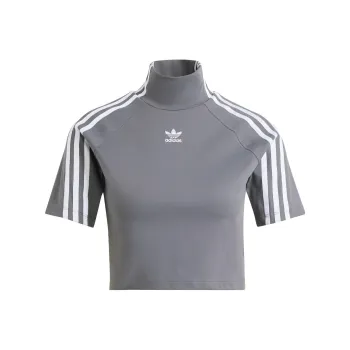 Adidas Originals ILENIUM Raglan Sleeve T Shirt Women's Dark Gray