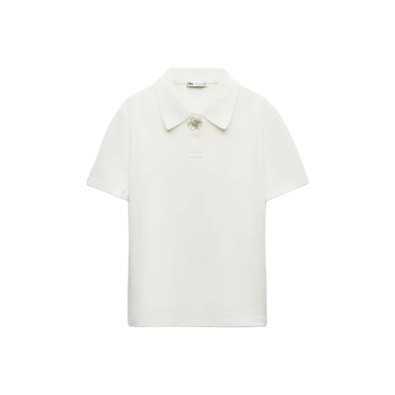 ZARA T-Shirts Women's White-0