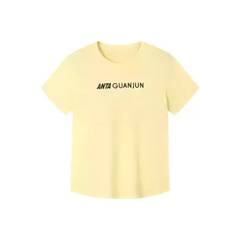 Anta T Shirt Women's Beige Satin