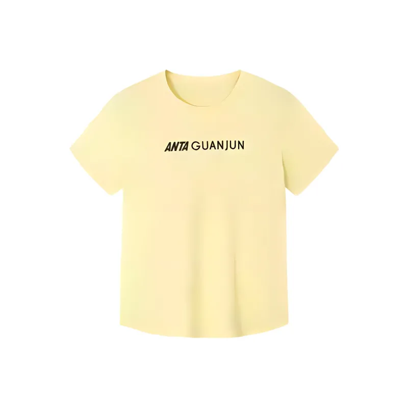 Anta T Shirt Women's Beige Satin-0