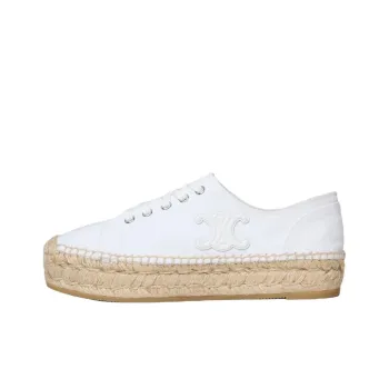 CELINE LES ESPADRILLES Women's White