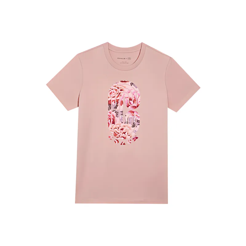 COACH T-Shirts Women's Pink-0