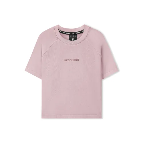 Skechers T Shirt Women's Wooden Rose Pink
