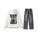 White Top+Smoke Gray Pants