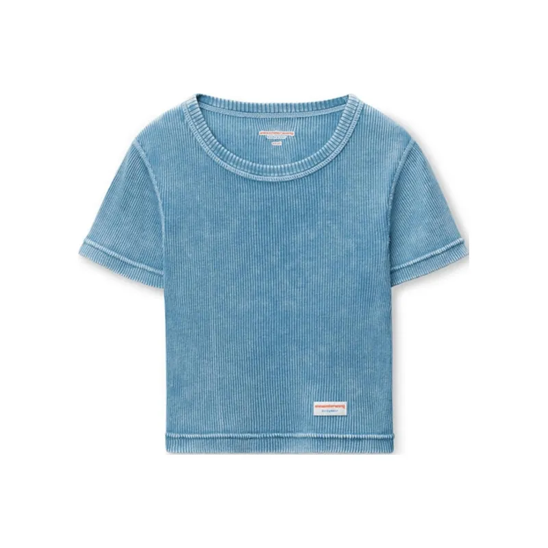 Alexander Wang Bodywear Series T Shirts Women's Blue-0