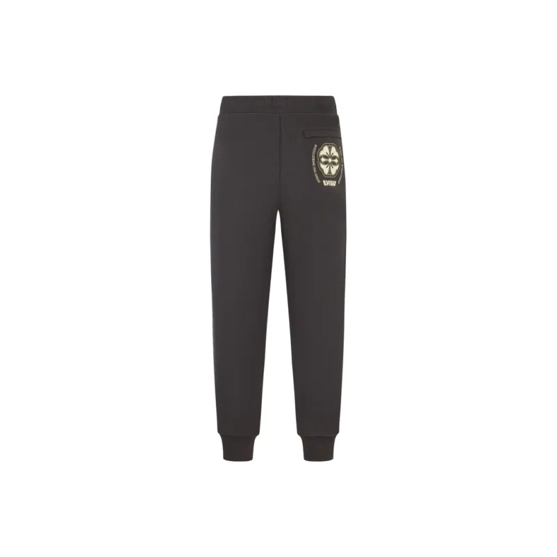 EVISU Sweatpants Men's Charcoal Gray-0
