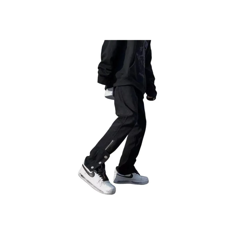 BENGEN Jeans Unisex Premium Black-4