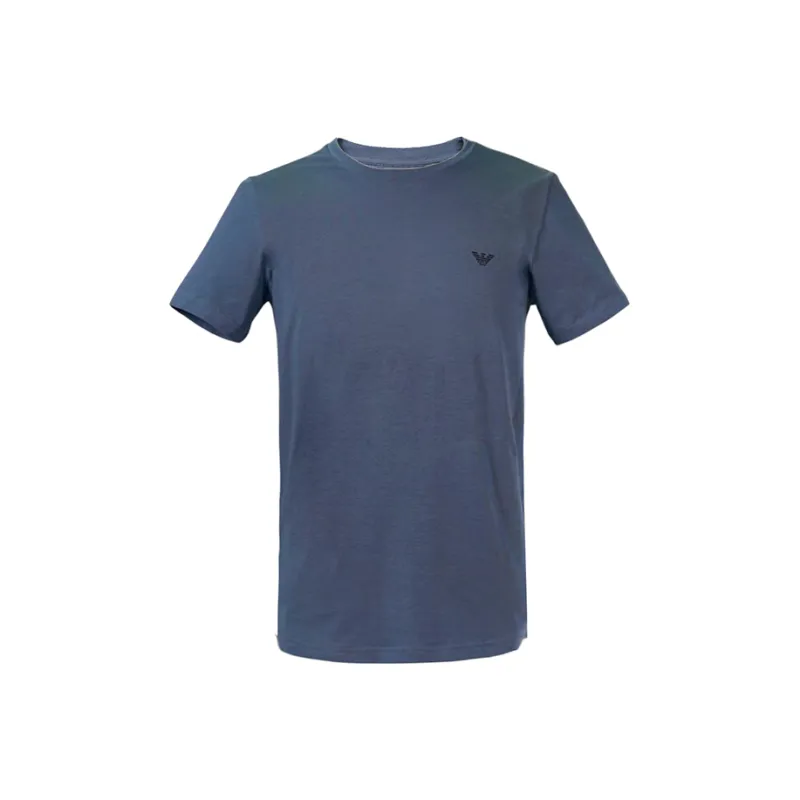 EMPORIO ARMANI T Shirt Men's 2 Pack Blue+Gray-2