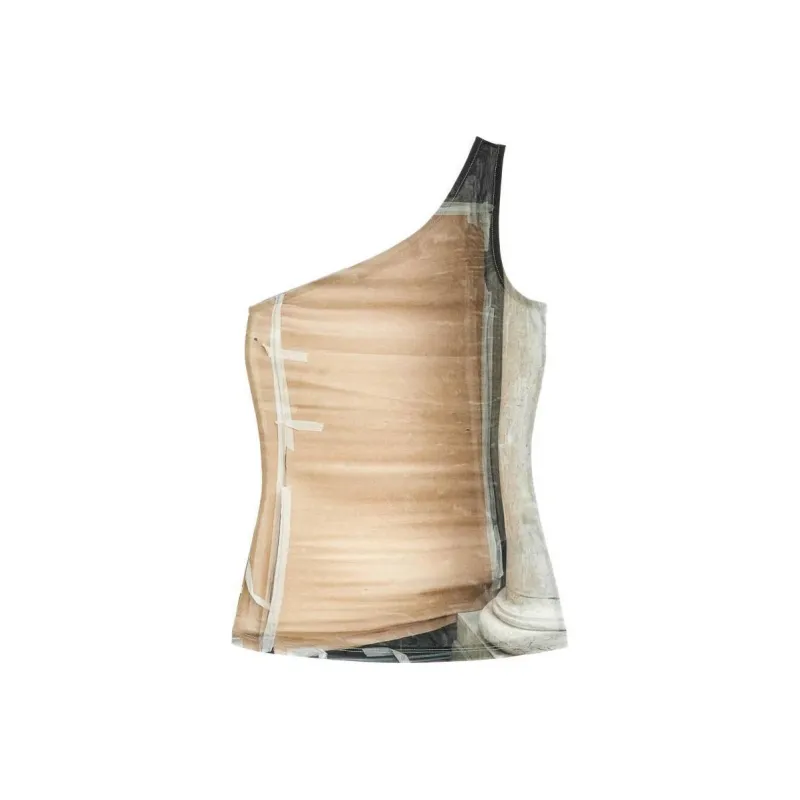 Paloma-wool One-shoulder Abstract Top-0