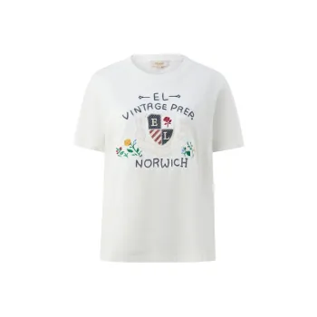 E.land T-Shirt Women's Ivory/white