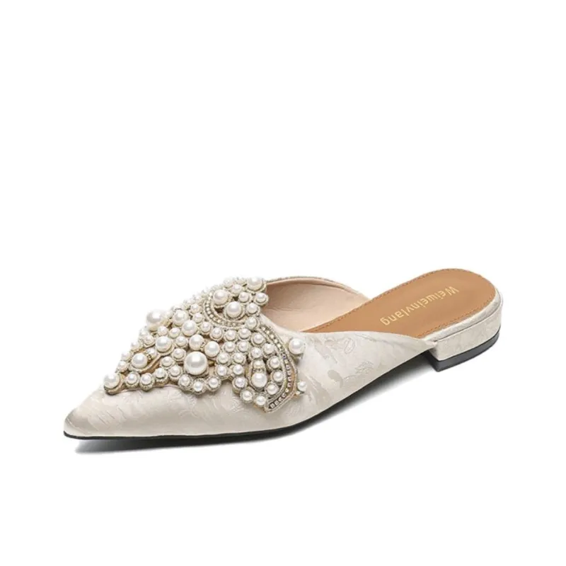 City Camel Rubber Sole Slip Resistant Closed Toe Slippers Women's-5