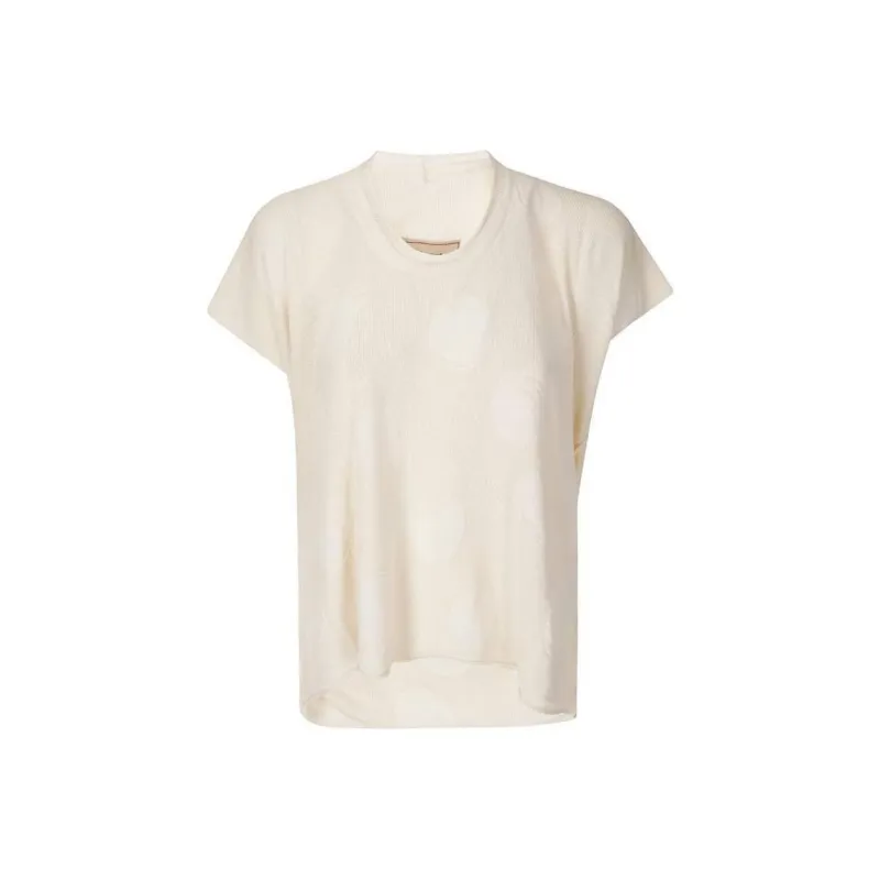 UMA WANG Polka Dot Detailed Crewneck Knitted Top-0