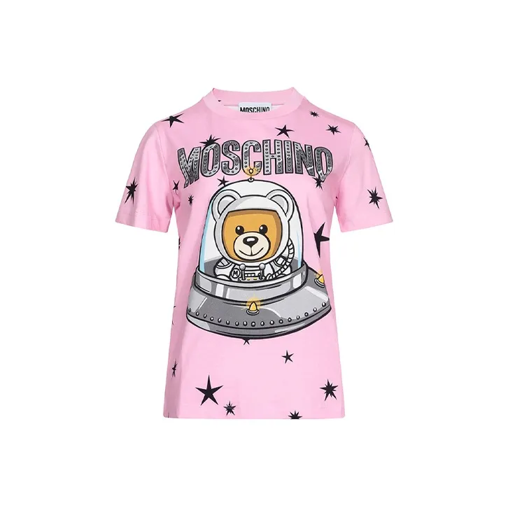 MOSCHINO T Shirts Women's Pink-0