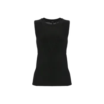 THEORY Crewneck Ribbed Knit Vest